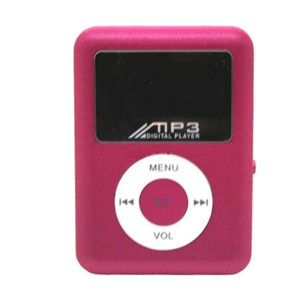 Mp3 Recarregável 2 Gb Com Visor Lcd Fm Alto Falante