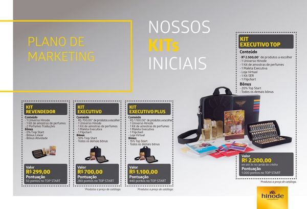 Hinode Kit Revendedor Em 12x Sem Juros