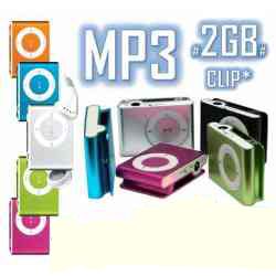 Mp3 Player Shuffle 2GB Clip Metal Slim