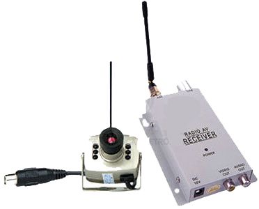 Kit Mini Micro Camera Sem Fio Wireless Com Receptor