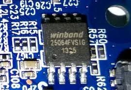 Winbond 25q64fvsig схема включения