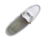 Mocassim Feminino Louis Vuitton Couro Branco